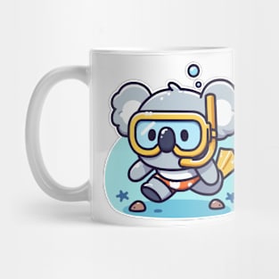 Koala Snorkeling Mug